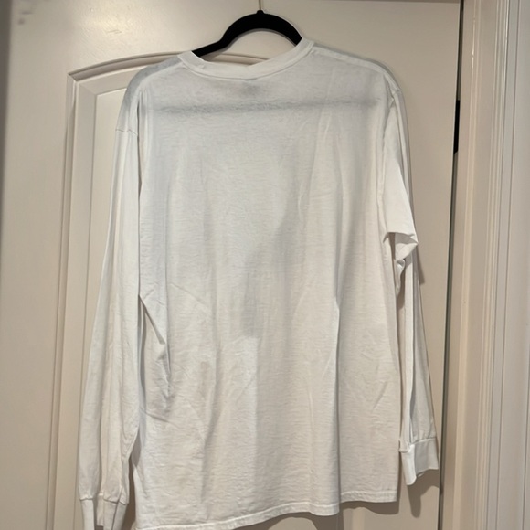 Golden Atlanta Braves World Series 2021 White Long Sleeve Tshirt Sparkle Size L - Picture 4 of 9